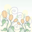 Illustration: Flower background Flower background