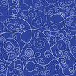 seamless blue pattern white line