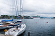 Schiffe im Hafen von Oslo