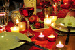 Abend Essen Kerzen