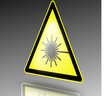 Gefahrsymbol Laserstrahlen