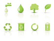 Vektor Iconset - Symbole Erneuerbare Energien - 3D (2/2)