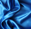 Smooth elegant blue silk as background Smooth elegant blue silk as background