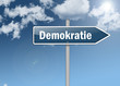 Wegweiser "Demokratie"