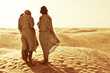 Desert and people