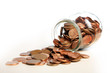 Money in jar