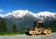 Compactor ahead Mont Blanc Compactor ahead Mont Blanc