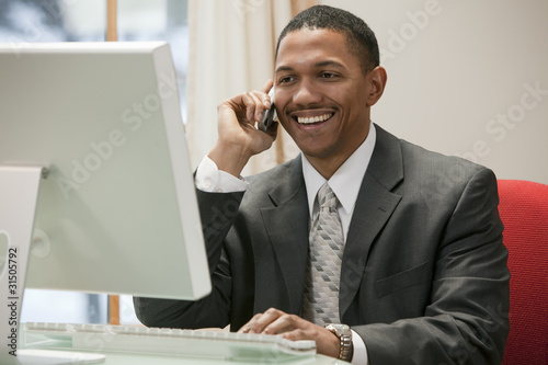 Photo: Businessman working Businessman working
