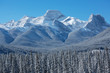 Winter scene of Mount Lougheed 02
