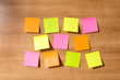 ����: Many reminder notes on the wooden background � Elnur #31507518