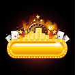 Neon casino sign