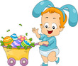 Baby Easter Egg Cart