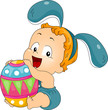 Vector: Baby Easter Egg Baby Easter Egg