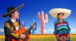 mariachi charro playing guitar mexican poncho girl mariachi charro playing guitar mexican poncho girl