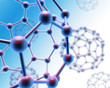 Foto: Abstract molecule background blue Abstract molecule background blue