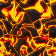 Illustration: Seamless magma or lava texture Seamless magma or lava texture