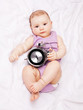 baby on the bed