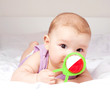 baby on the bed