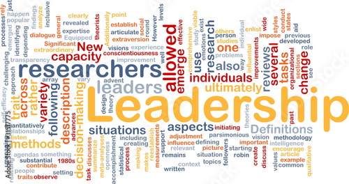 Illustration: Leadership is bone background concept Leadership is bone background concept