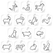 Chinese horoscope icons 2