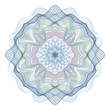 Guilloche elenent for certificate / money design / vector /  CMY
