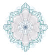 Guilloche elenent for certificate / money design / vector /  CMY