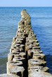 Old groin at the Baltic Sea