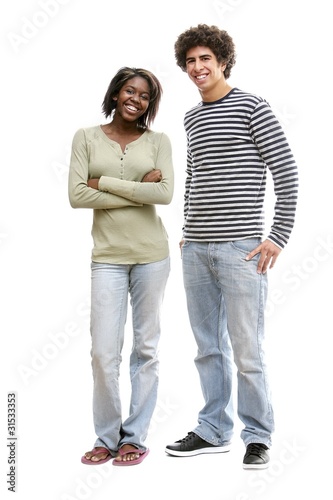 Photo: Portrait Of Two Young Adults Portrait Of Two Young Adults