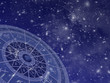 Zodiac circle on star field