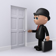 3d Banker finds the door closed 3d Banker finds the door closed