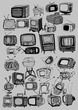 Black and White Vintage TV Collection