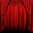 Illustration: Red Stage Curtain Red Stage Curtain