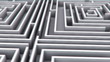 Man and labyrinth