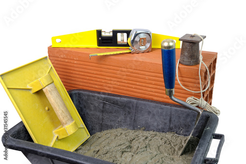 Photo : outils de maçonnerie outils de maçonnerie