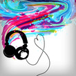 Music concept grunge background
