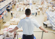 Supervisor  monitoring shipping work