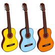 fully editable illustration classic guitars fully editable illustration classic guitars