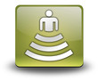 Yellow 3D Effect Icon "Amphitheater"