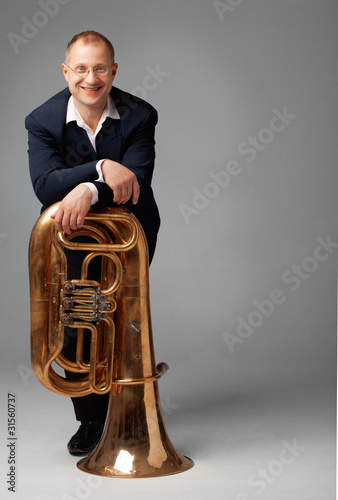 Photo: Tuba Player Tuba Player