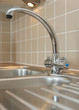 Modern Mixer Tap on Kitchen Sink