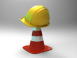 casque et cône