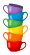 Rainbow Cups