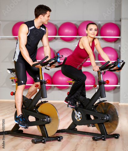 Photo: Couple at the gym Couple at the gym