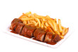 Currywurst mit Pommes