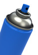 Blaue Spraydose