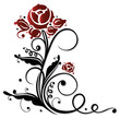 canvas print picture - Rose, Rosen, Ranke, Blumen, Blüten, Blätter