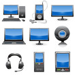 Media icon set. Vector Media icon set. Vector