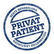 PRIVATPATIENT button