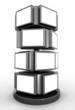 Photo frame stand display image in white space