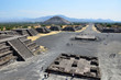 High view looking over Teotihuacan.